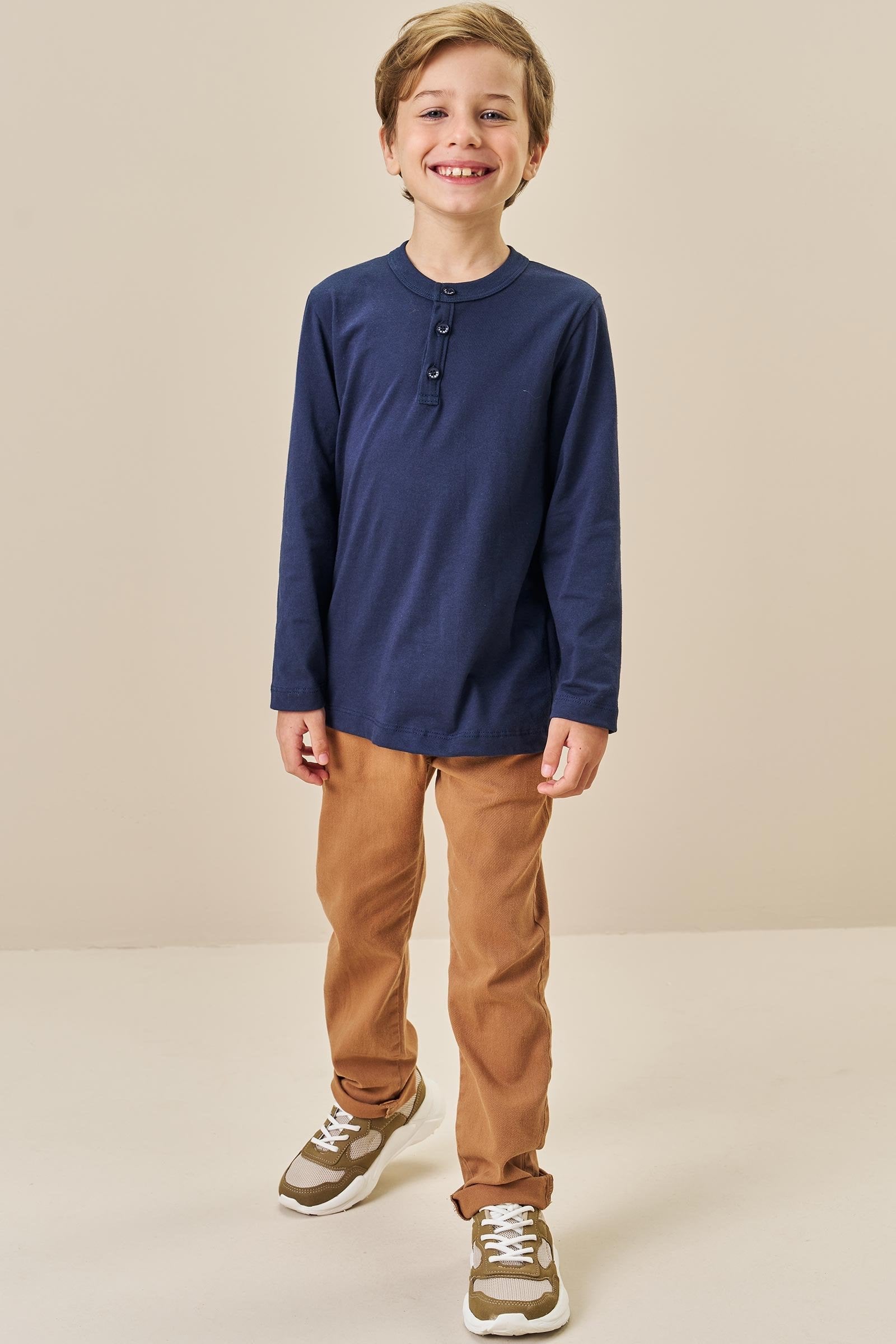 Calça Skinny em Sarja Onix Stretch com Elastano 79769 LucBoo