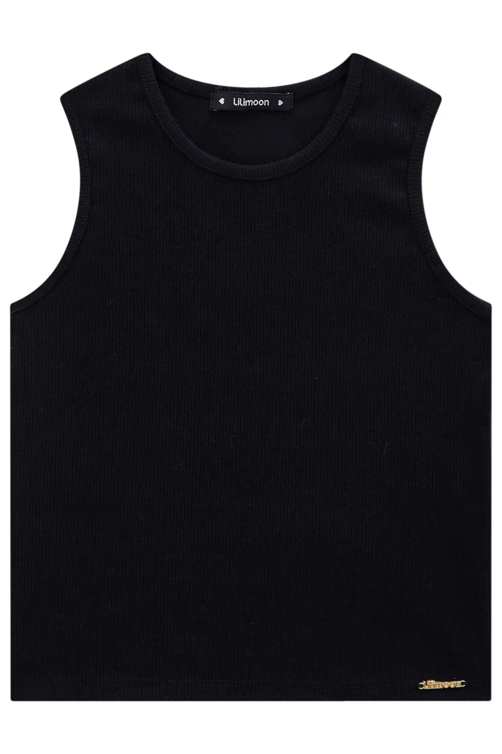 Blusa regata Boxy em Canelado 83016 Lilimoon Teen