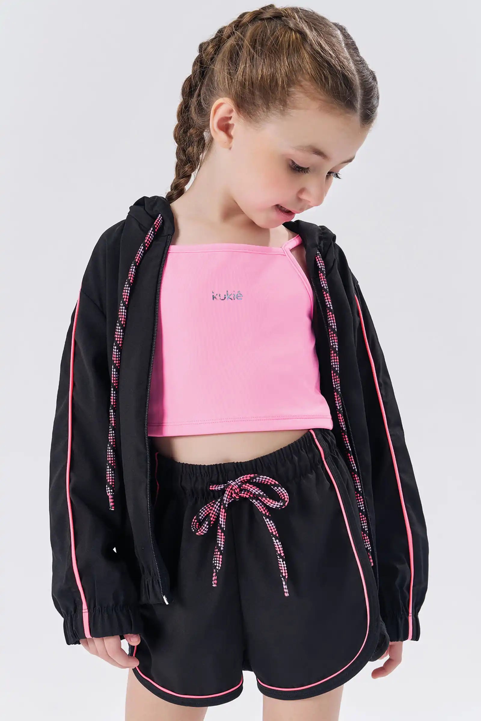 Shorts em Nylon com Elastano 83791 Kukiê