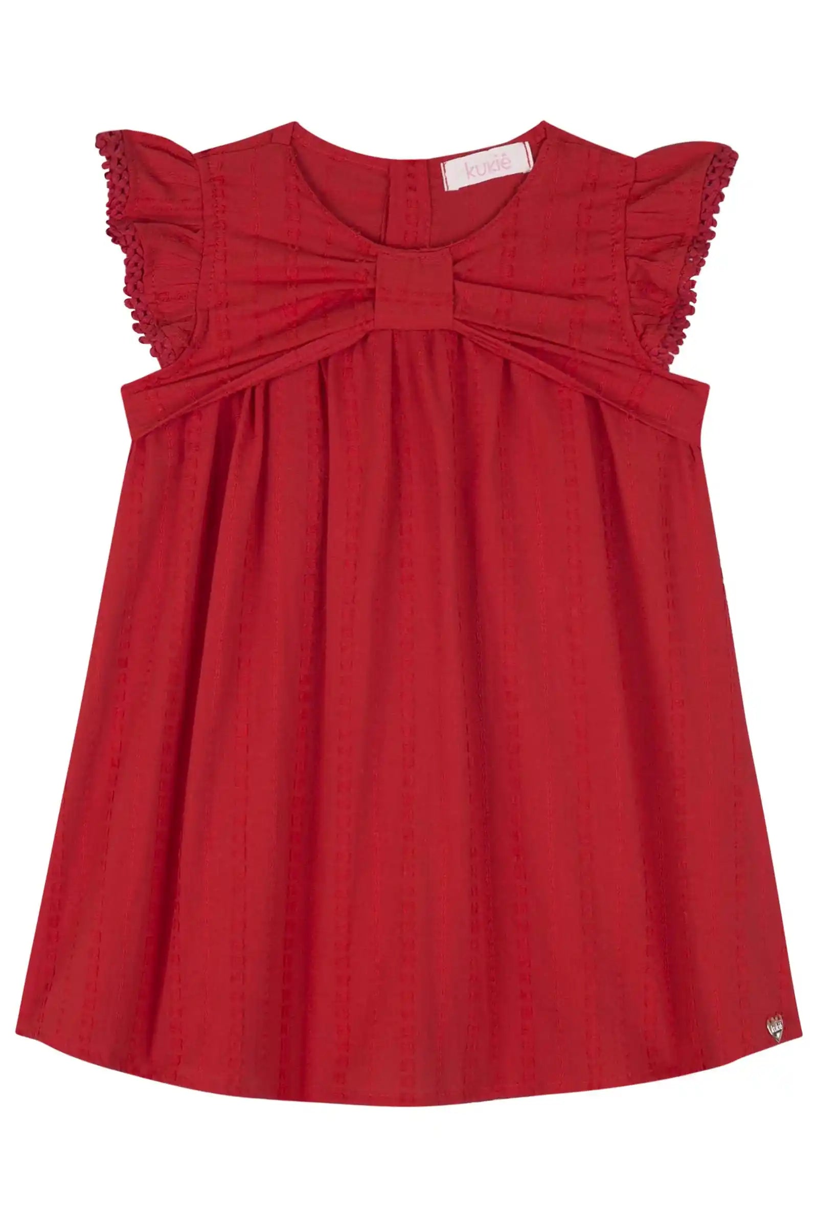 Vestido em Tricoline Texturizado 100% Algodão 84834 Kukiê