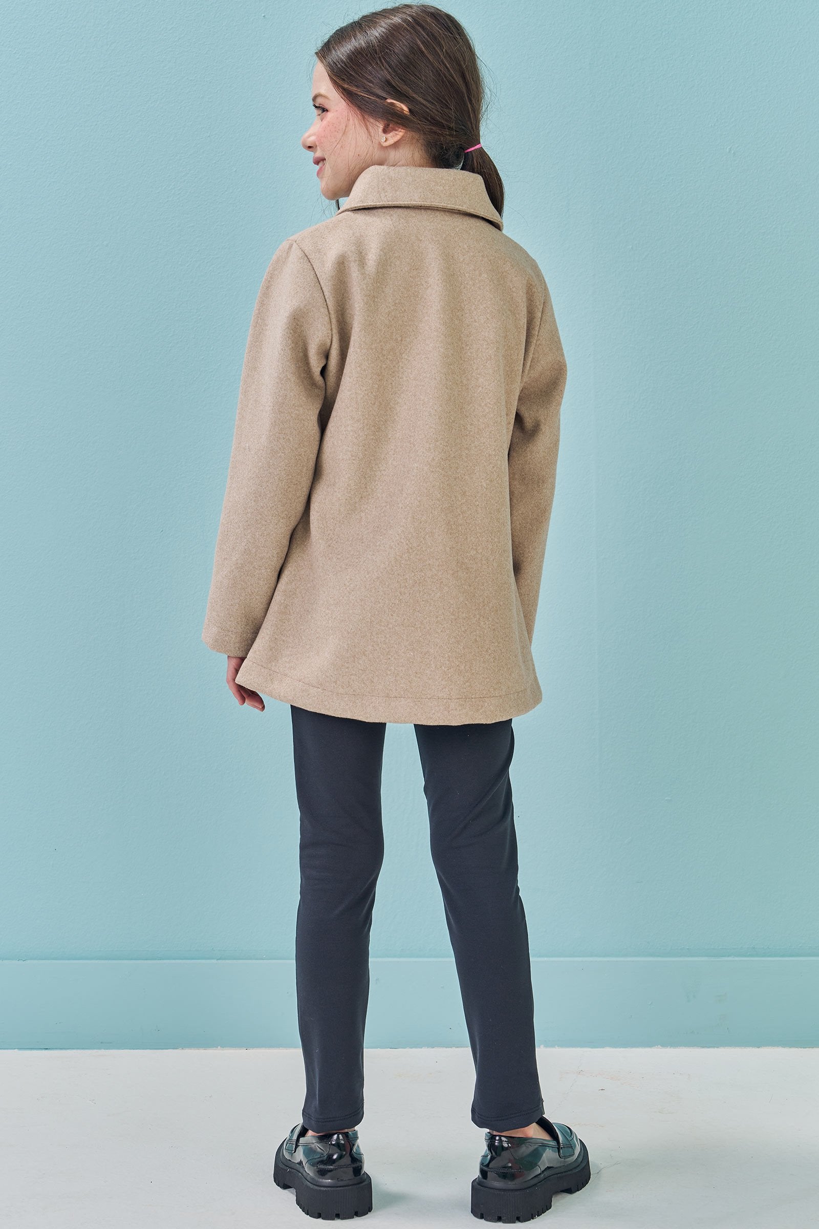 Calça Legging em Termoskin e Couro Sintético 79155 Kukiê