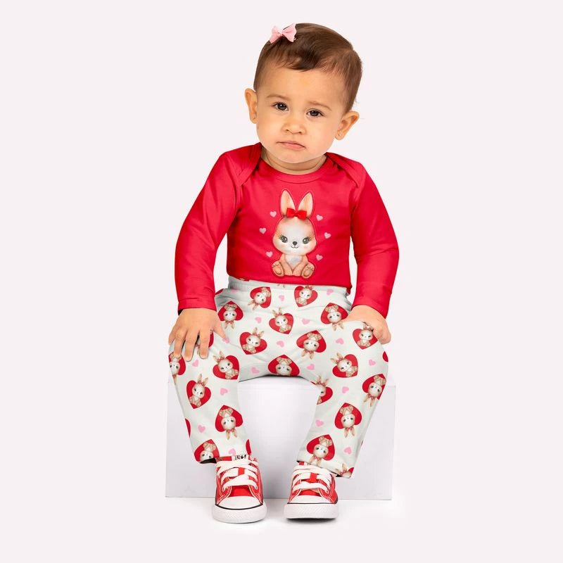 Conjunto Bebê Menina Coelinhos Kyly