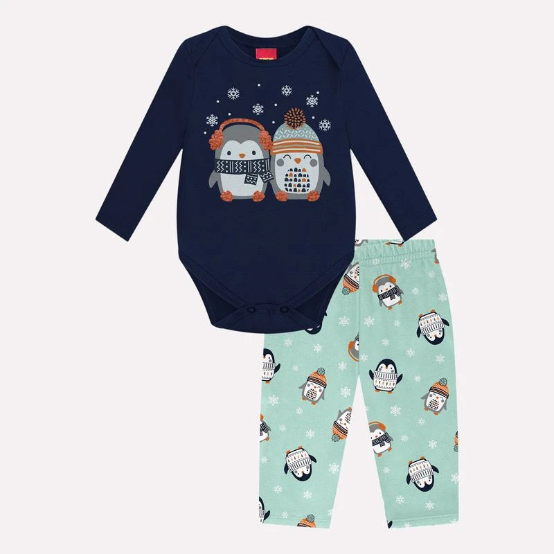 Conjunto Bebê Menino Bordado Kyly