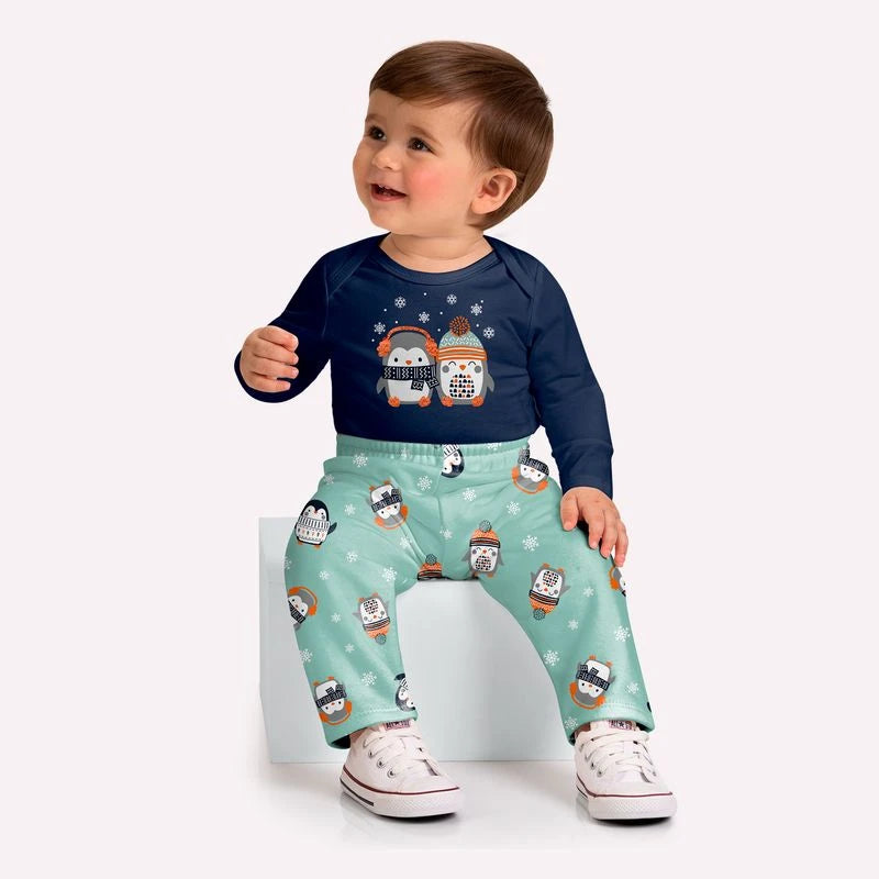 Conjunto Bebê Menino Bordado Kyly