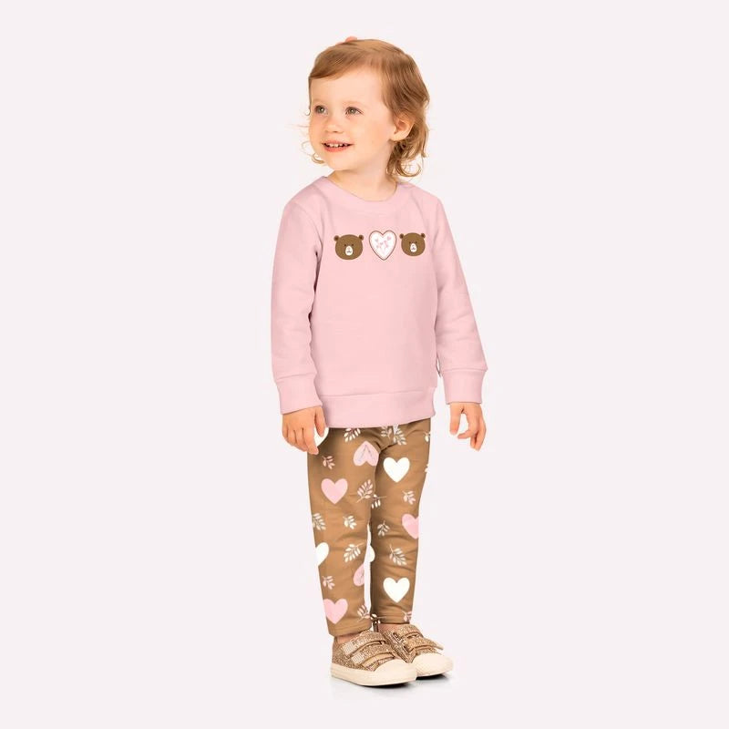 Conjunto Infantil Menina Bordado Kyly