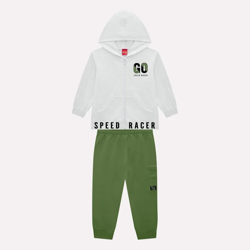 Conjunto Infantil Menino com Capuz Kyly