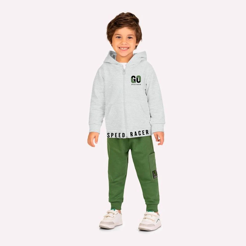 Conjunto Infantil Menino com Capuz Kyly