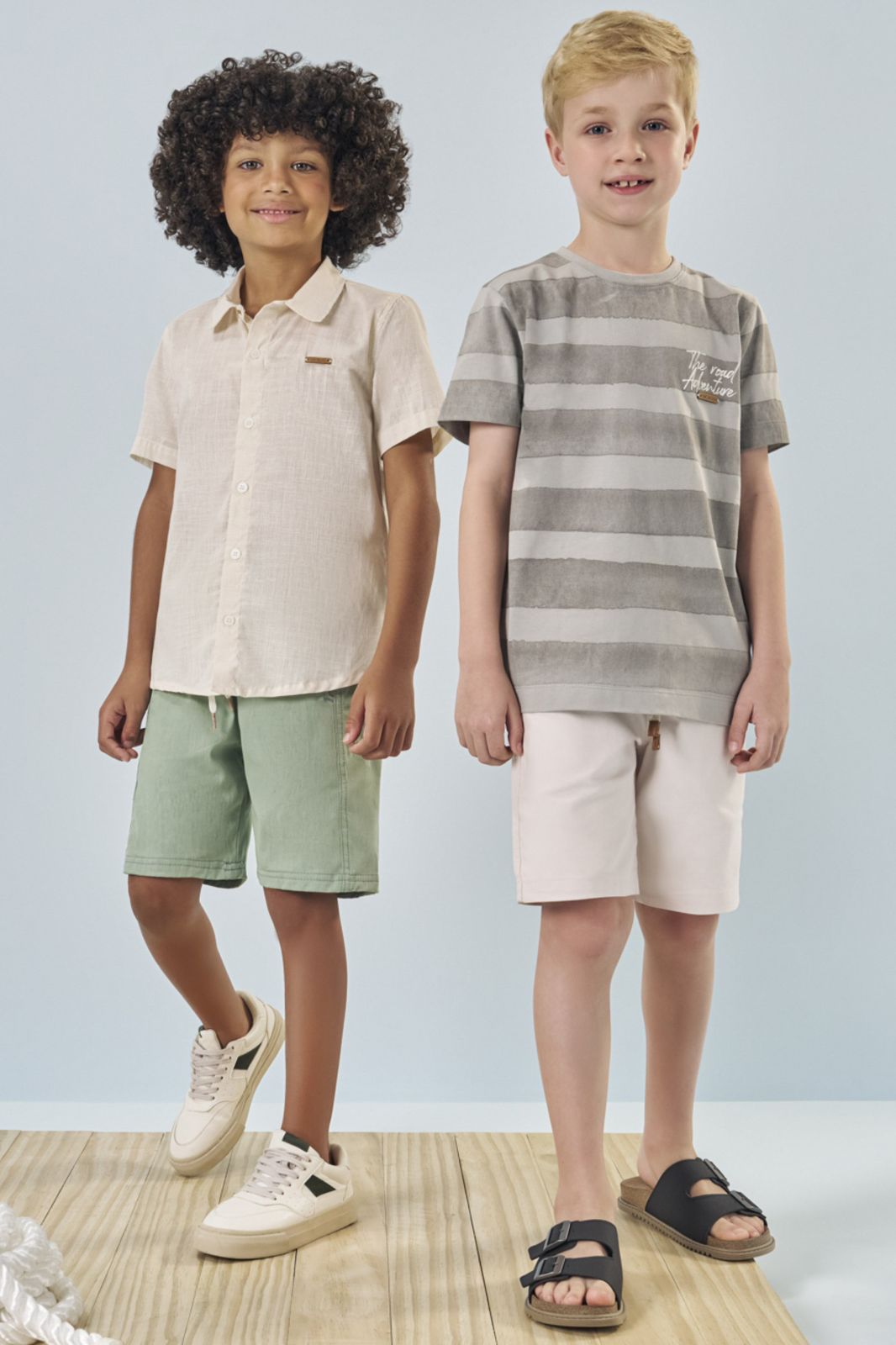 Conjunto de Camisa e Bermuda 83401 Luc.Boo