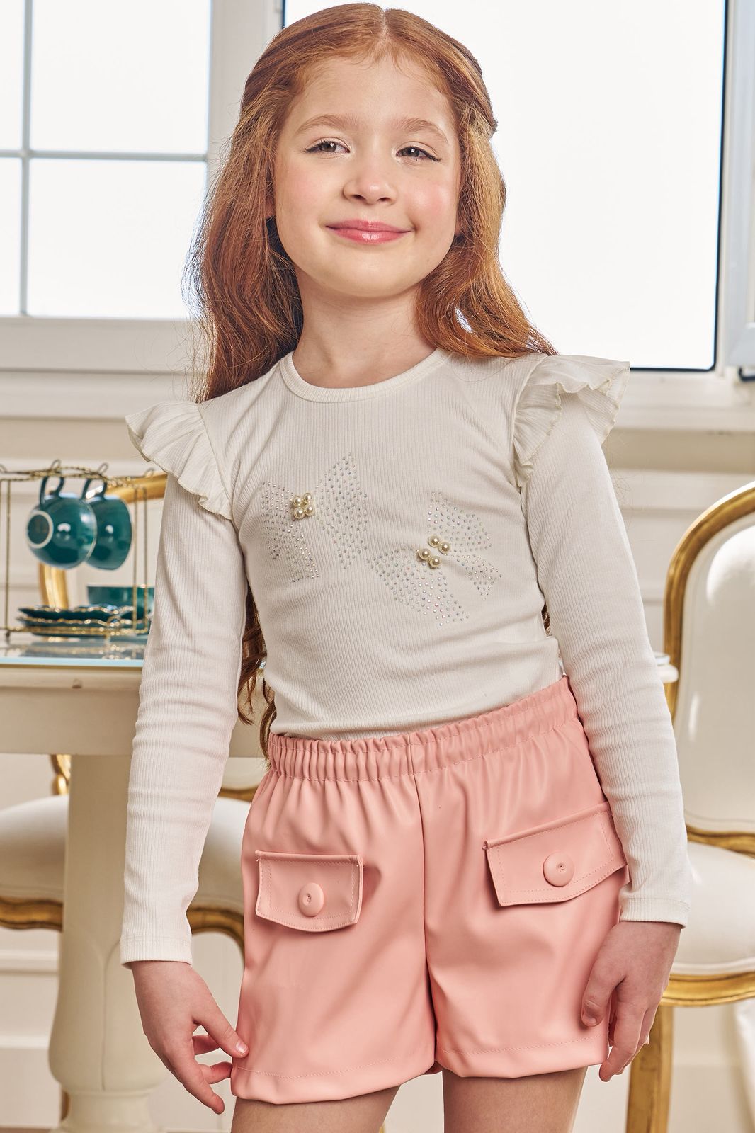 Blusa em Canelado 79602 Kukiê