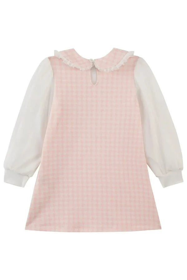 Vestido em Molecotton e Tule com Elastano 92123 Kukiê Bebê