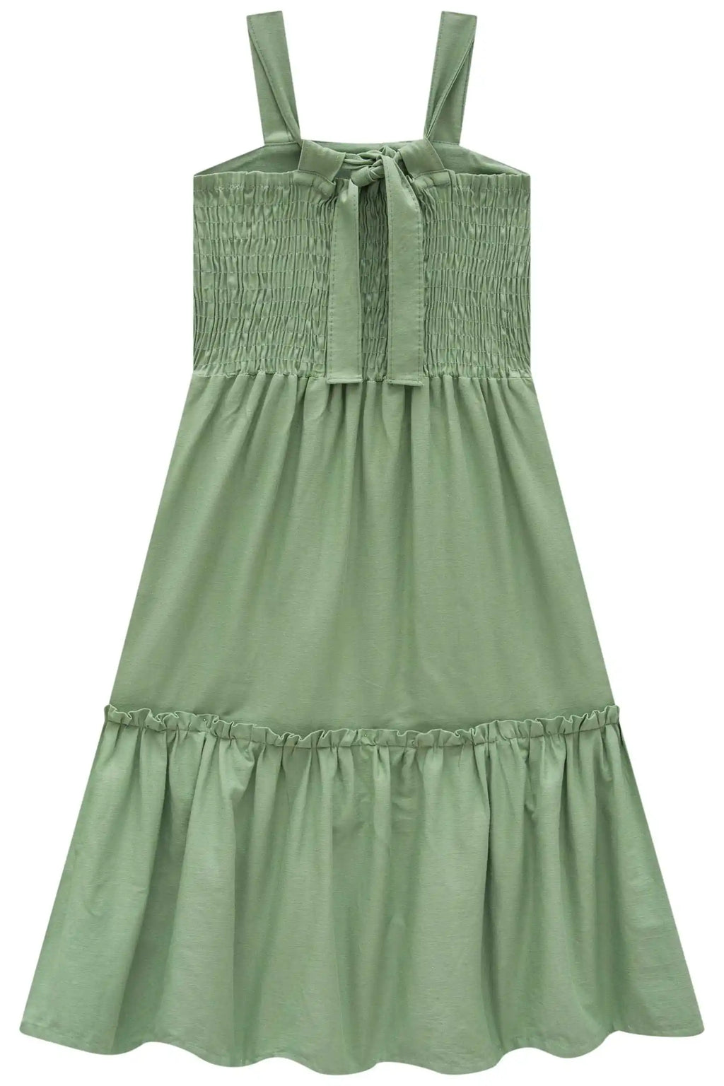 Vestido Midi em Linho Santorine 84811 Lilimoon Teen