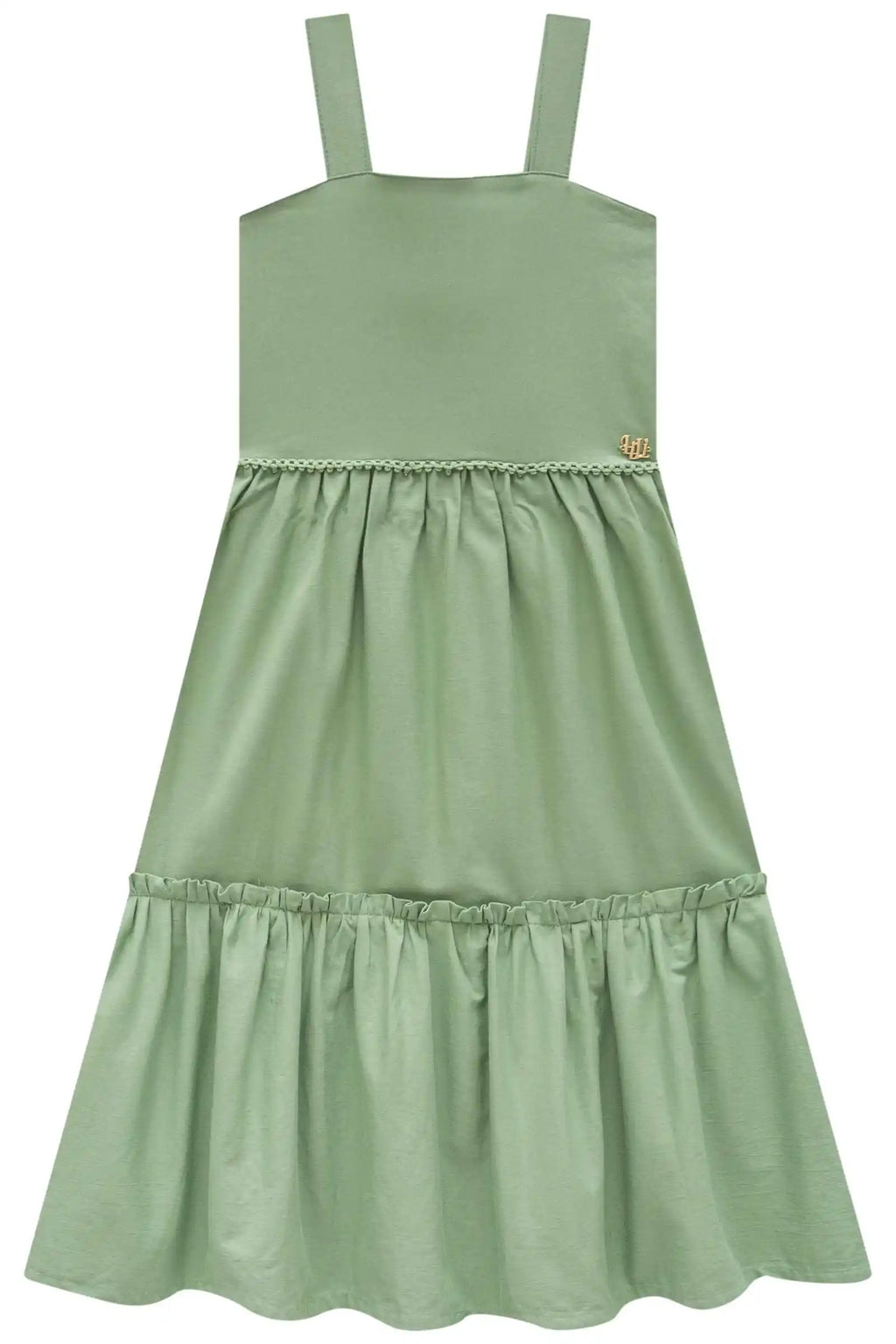 Vestido Midi em Linho Santorine 84811 Lilimoon Teen