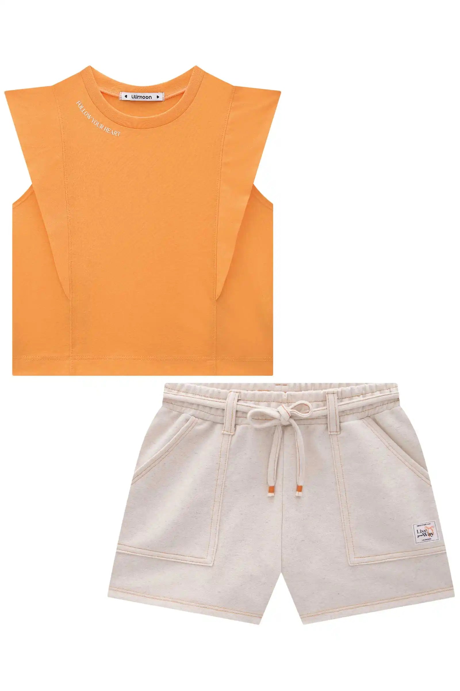 Conjuntto de Blusa e Short 84541 Lilimoon Teen