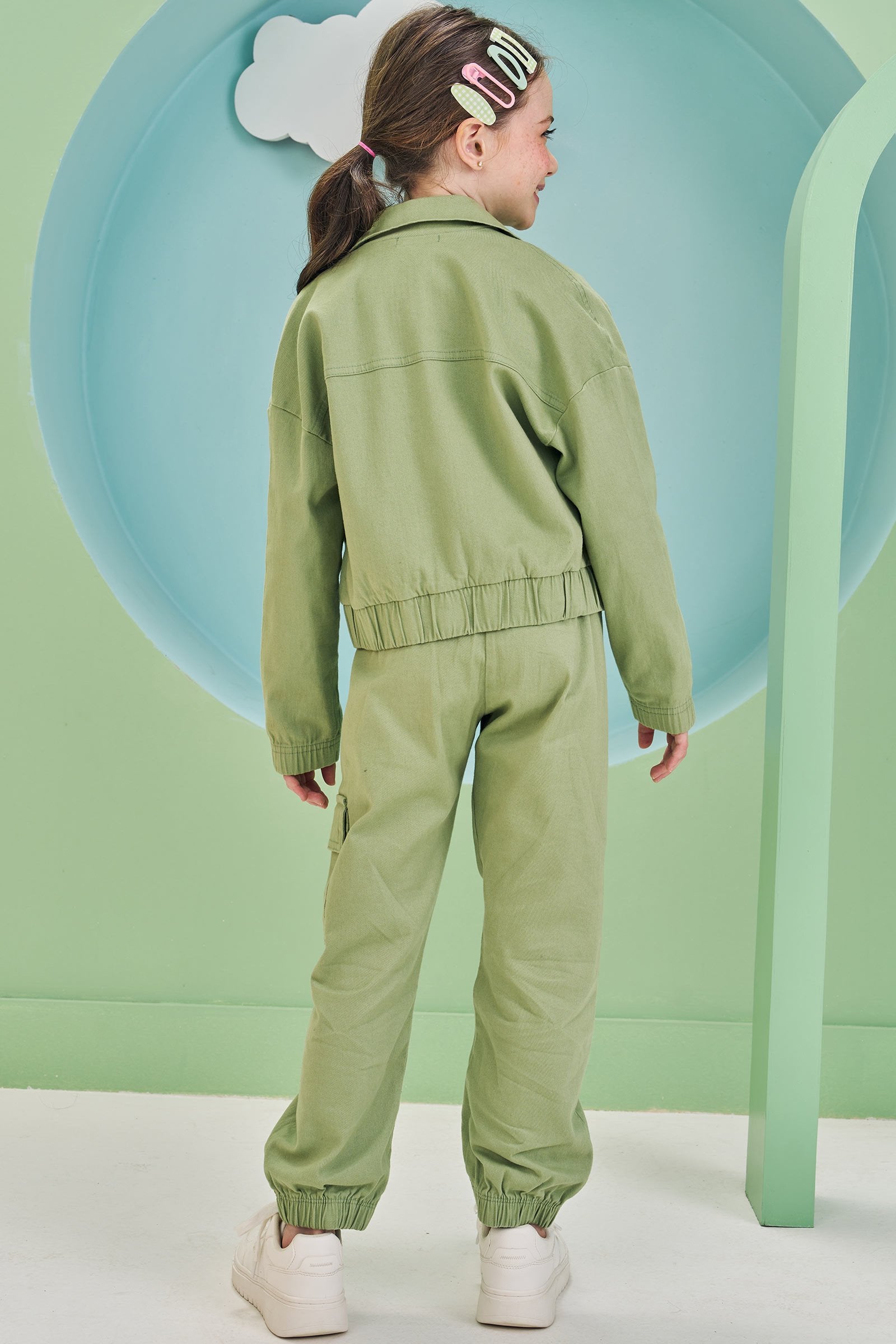 Calça Cargo em Sarja com Elastano 79168 Kukiê