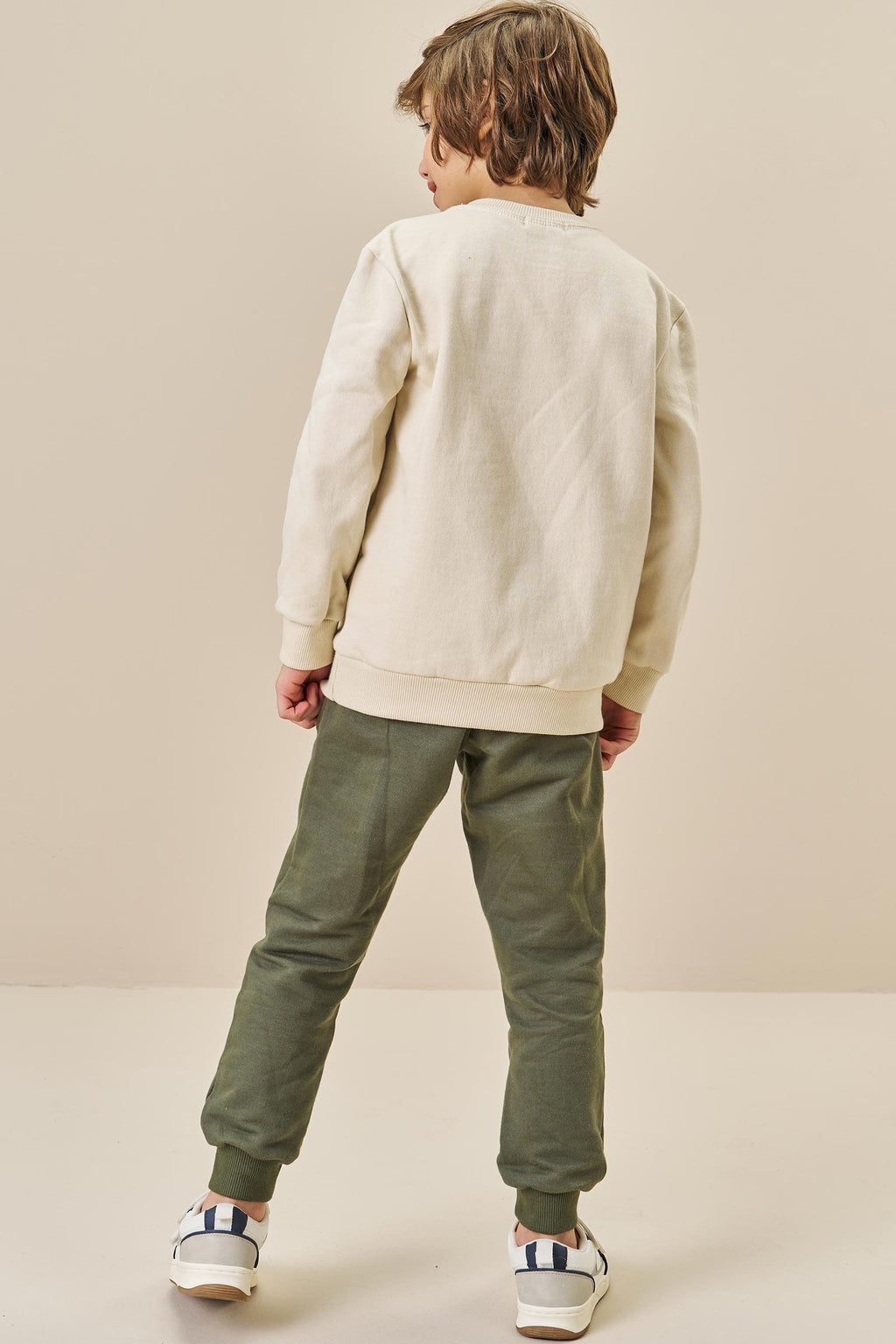 Calça Jogger em Moletom sem Pelúcia 79710 LucBoo