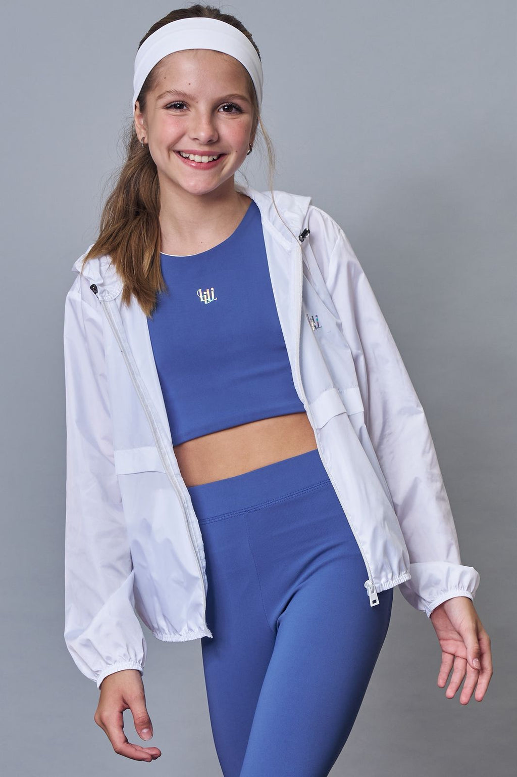 Jaqueta Corta Vento em Nylon Reflect 92282 Lilimoon Teen