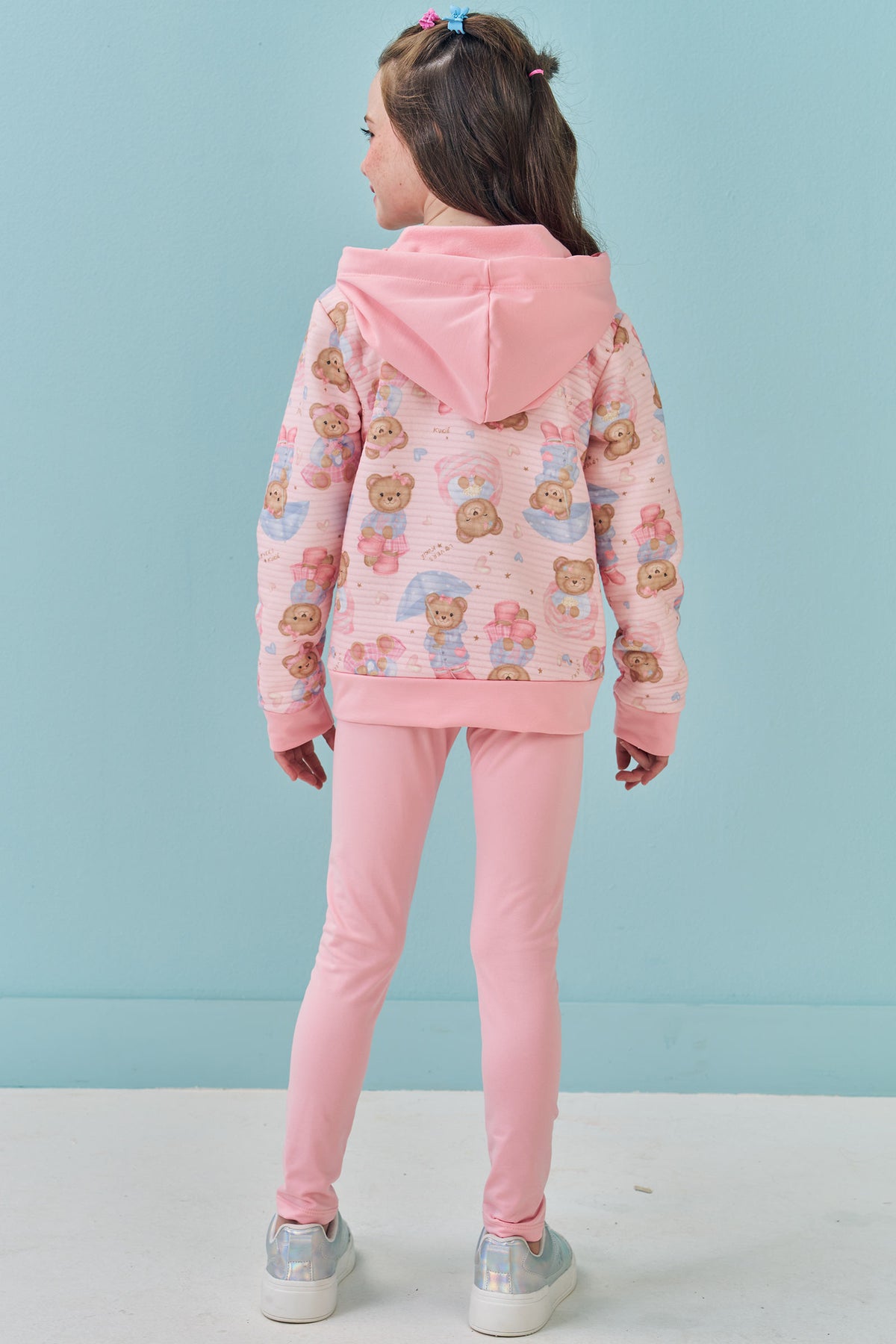 Conjunto de Blusão em Matelassê Wave e Legging em Termoskin 79207 Kukiê