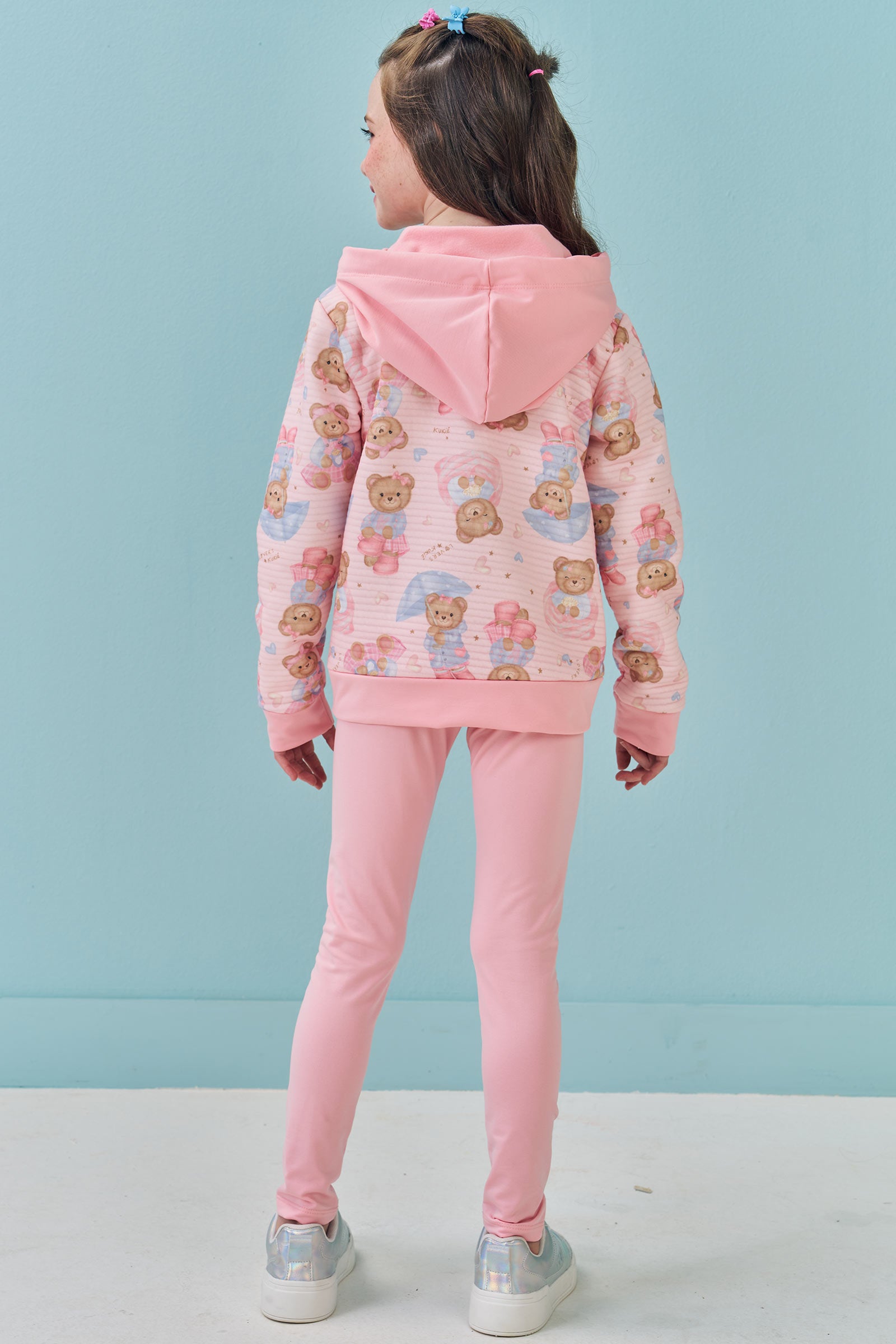 Conjunto de Blusão em Matelassê Wave e Legging em Termoskin 79207 Kukiê