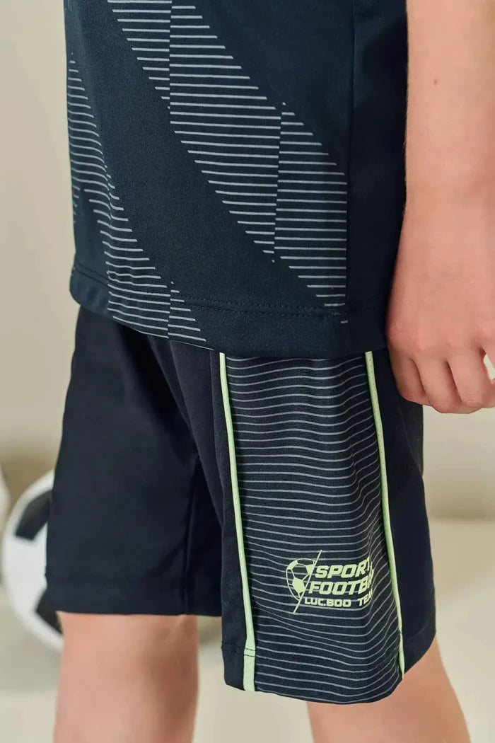 Conjunto de Camiseta em Malha Dry Sport UV50+ e Bermuda em Malha UV50+ 84210 LucBoo