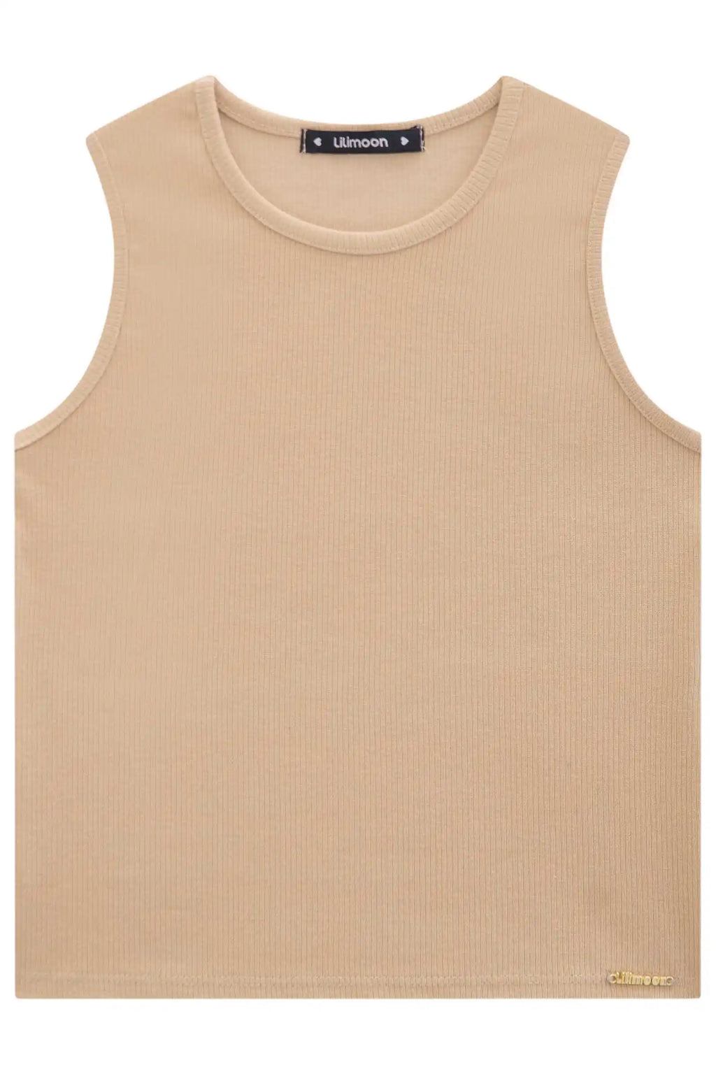 Blusa regata Boxy em Canelado 83016 Lilimoon Teen