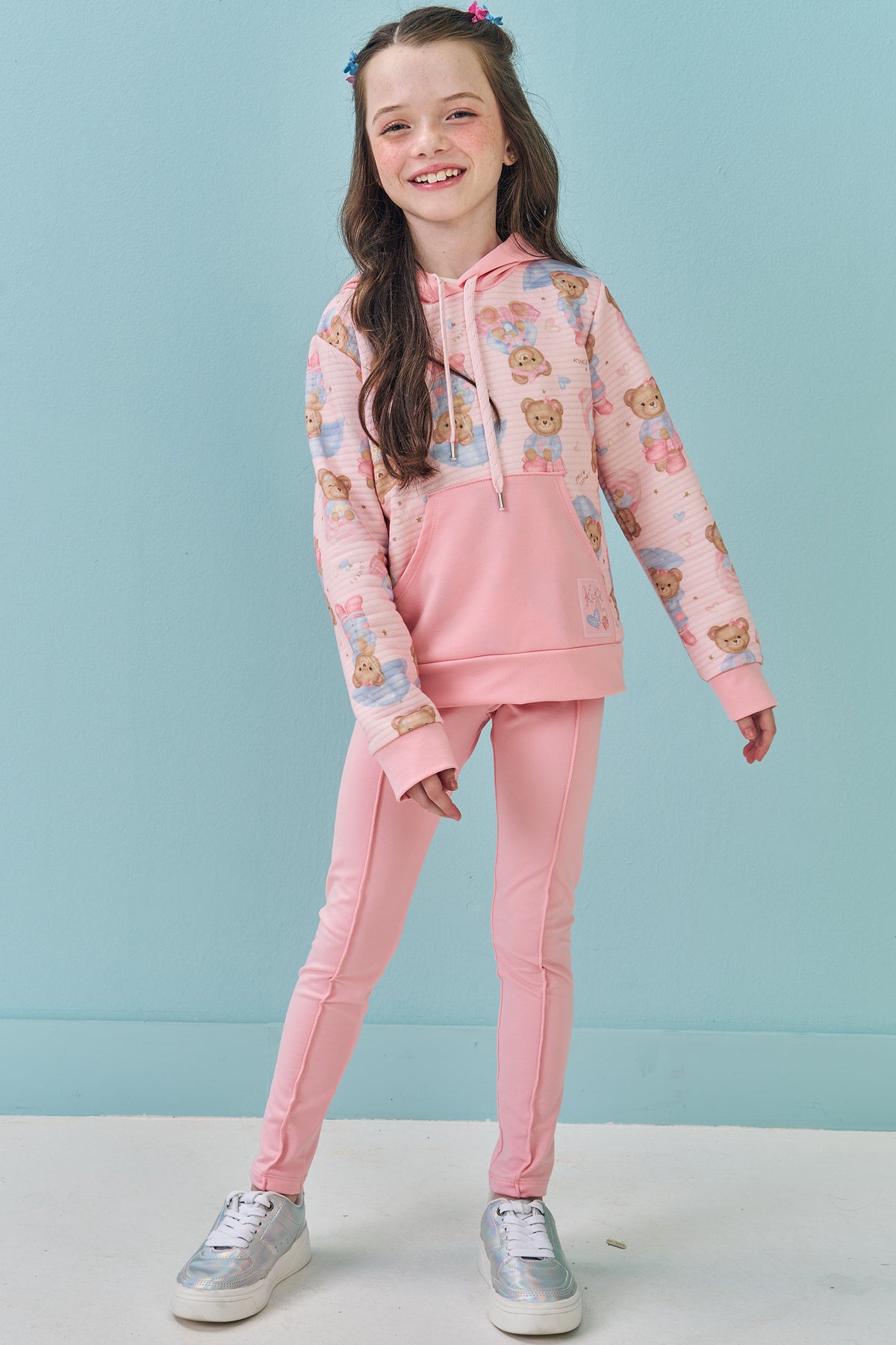 Conjunto de Blusão em Matelassê Wave e Legging em Termoskin 79207 Kukiê