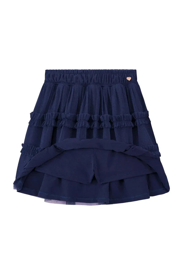 Saia em Tule com Elastano (com Shorts Embutido) 90937 Kukiê