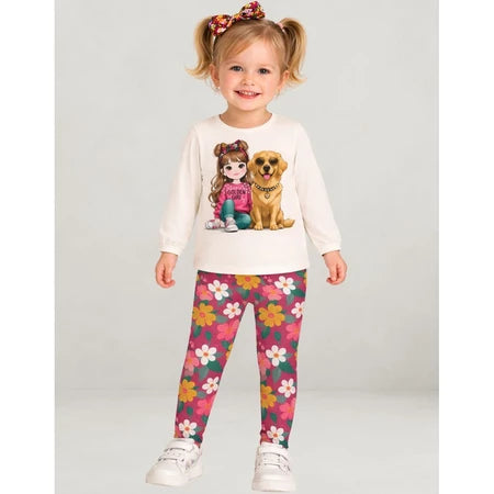 Conjunto Infantil Menina com Strass Kyly