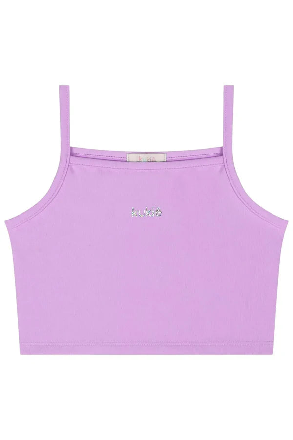 Top Cropped em Poliamida 86751 Kukiê
