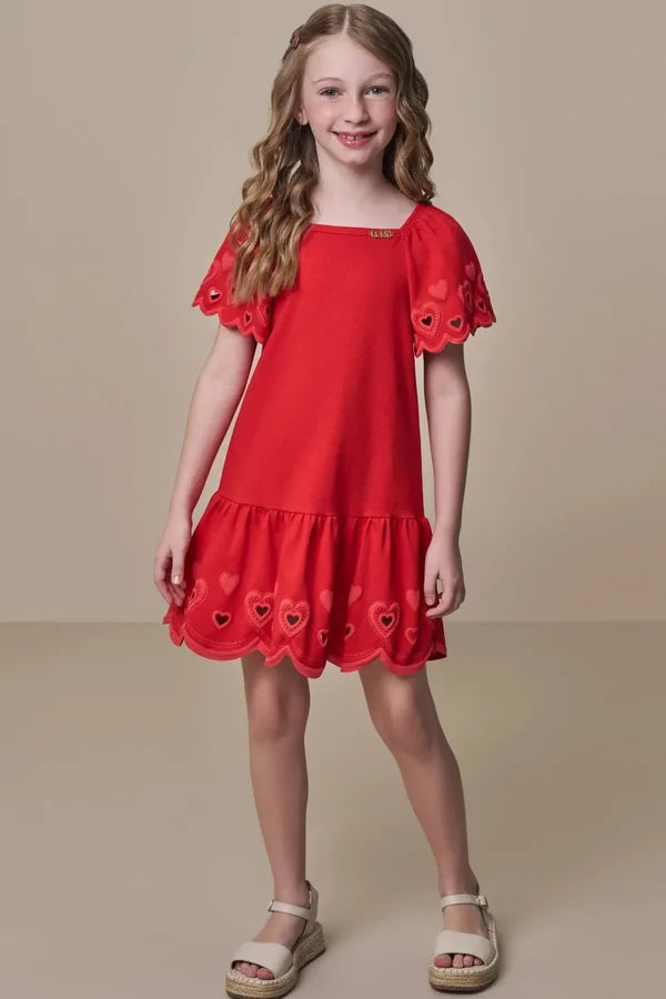 Vestido em Cotton 15797 Kukiê Infantil
