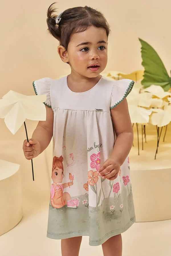 Vestido em Malha Fresh 96068 Kukiê Bebê