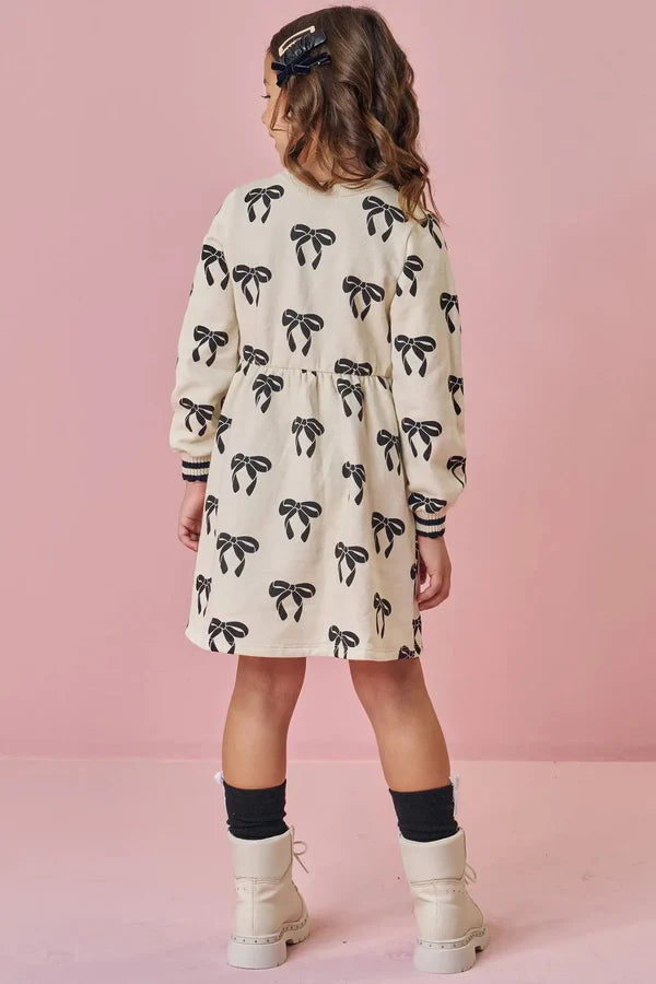 Vestido em Moletom com Pelúcia 89837 Kukiê Infantil